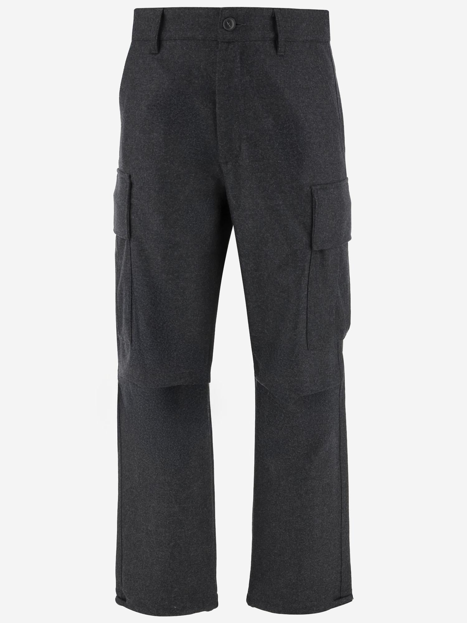 PANTALONI CARGO IN LANA MTR19 FAW020075 DARKPARK 