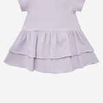 ABITO IN COTONE CON RUCHES 8I0000489AUM 509 MONCLER ENFANTS 