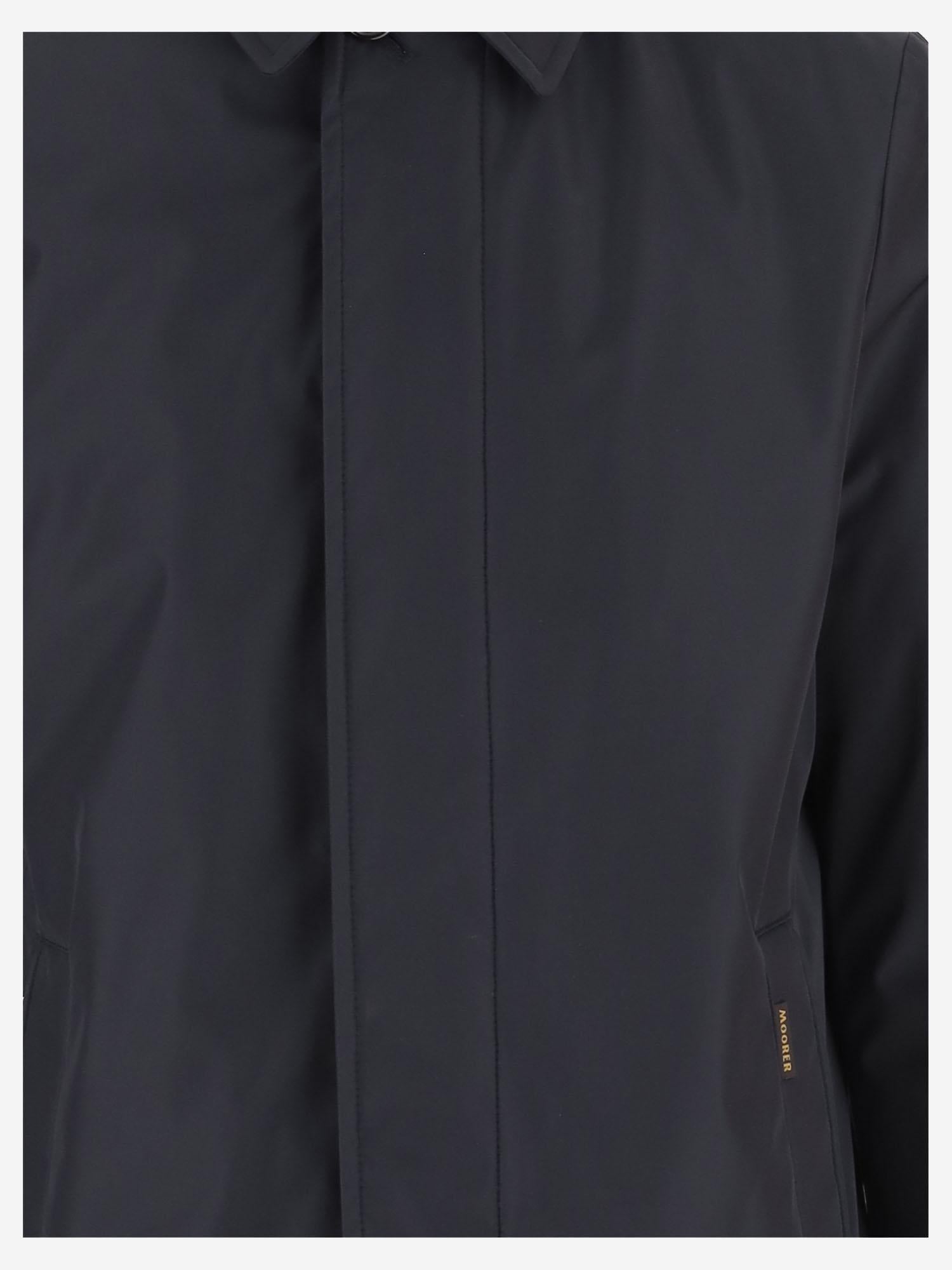 GIUBBOTTO LUNGO IN MISTO SETA MOUGI101226 U0497 MOORER 