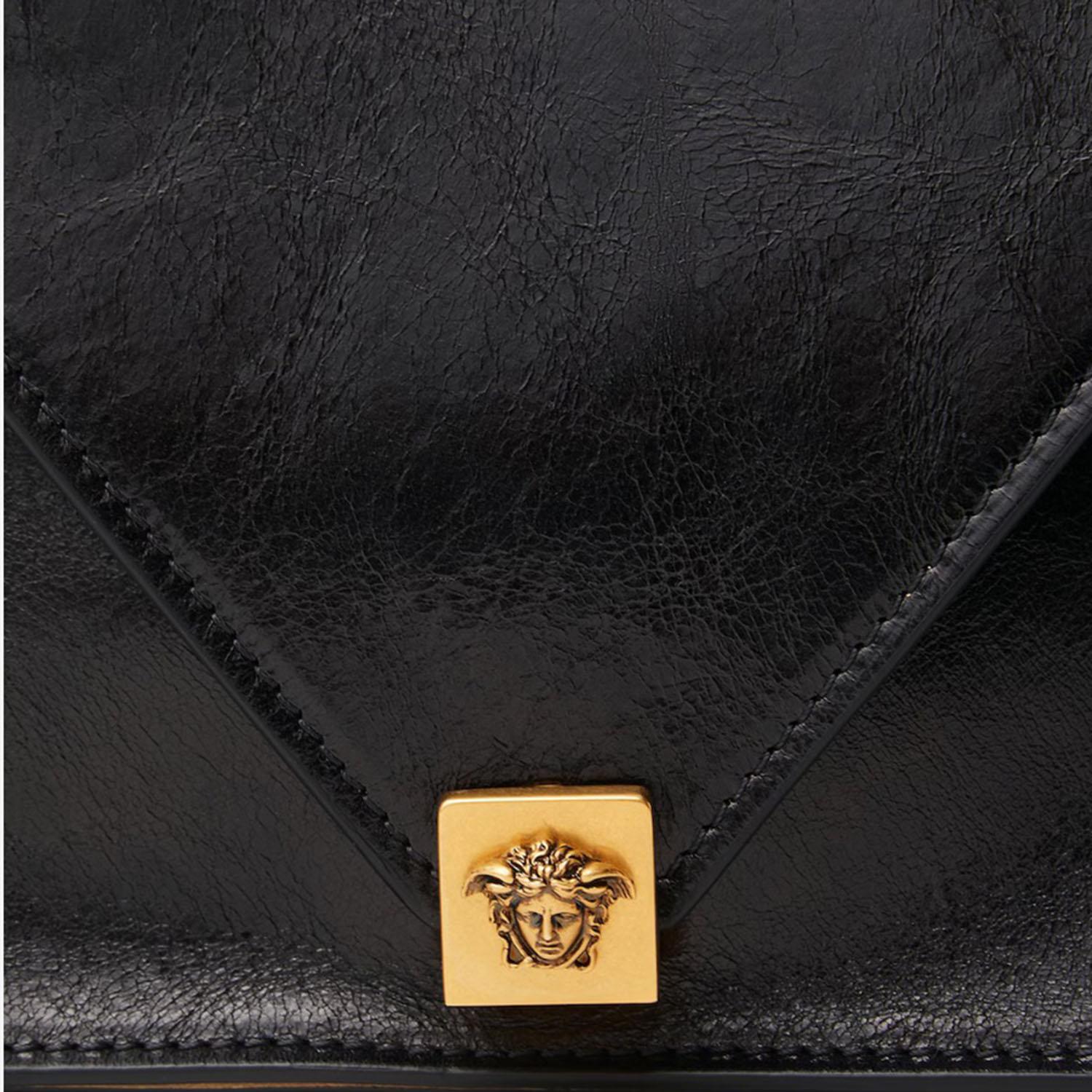 SEVERINE MINI BORSA IN PELLE 1023724 1A174531B55J VERSACE 