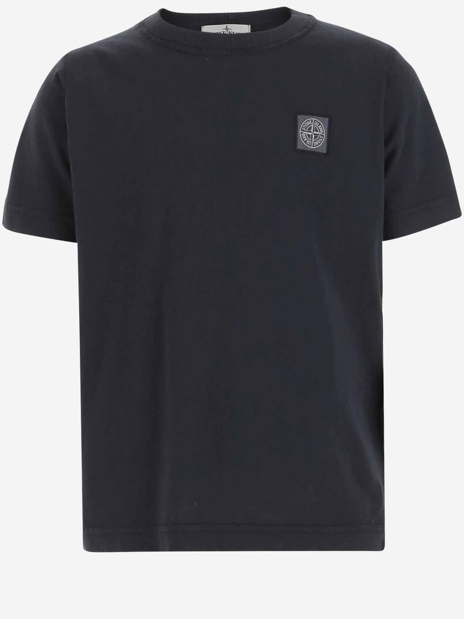 T-SHIRT IN COTONE CON LOGO 2100006 S0050V0020 STONE ISLAND KIDS 