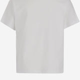 T-SHIRT IN COTONE CON STAMPA LOGO AKJYTE 1013White AMIRI KIDS 
