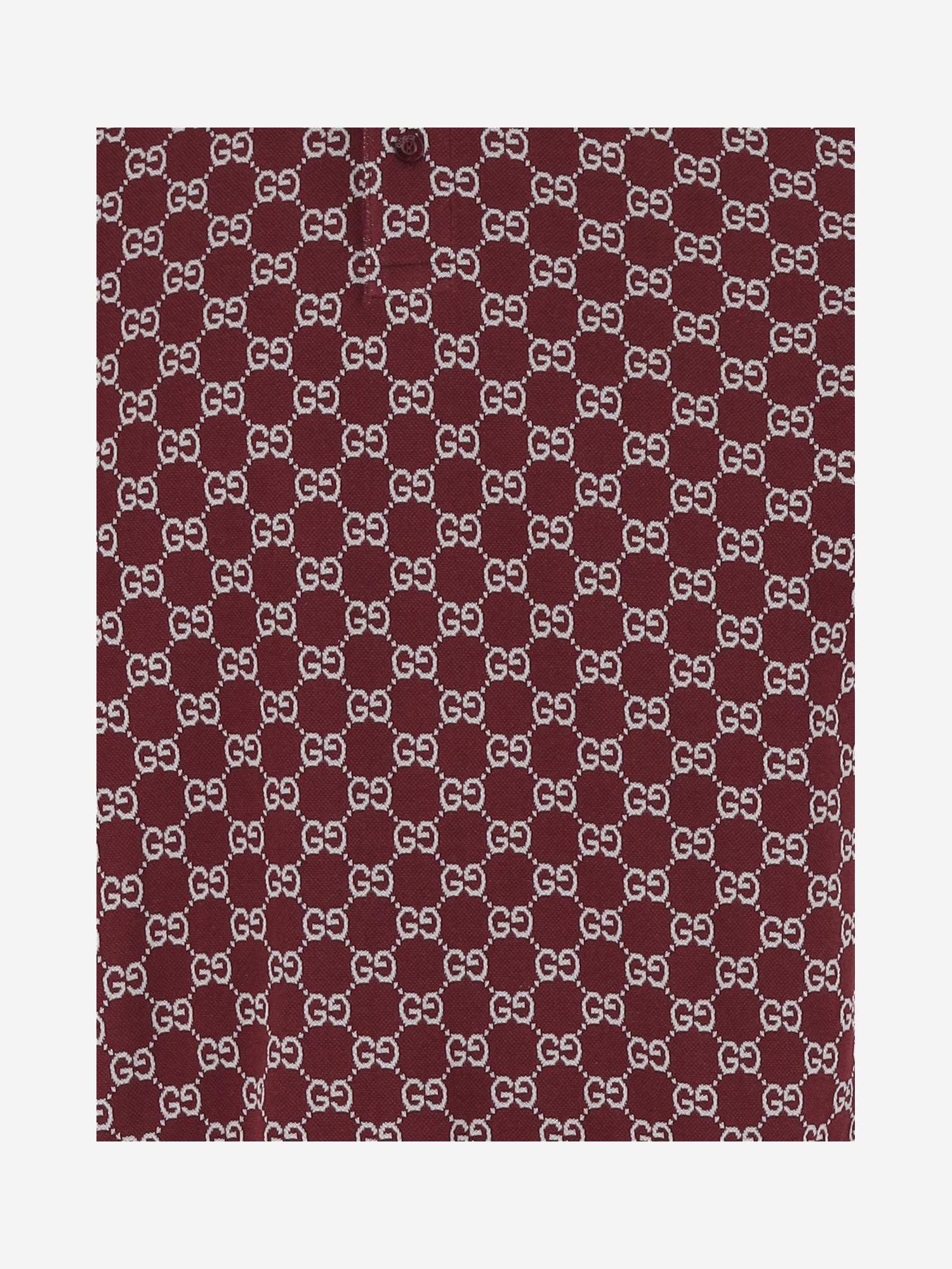 Polo in piquet di cotone GG 788024 XJHHN6320 GUCCI 