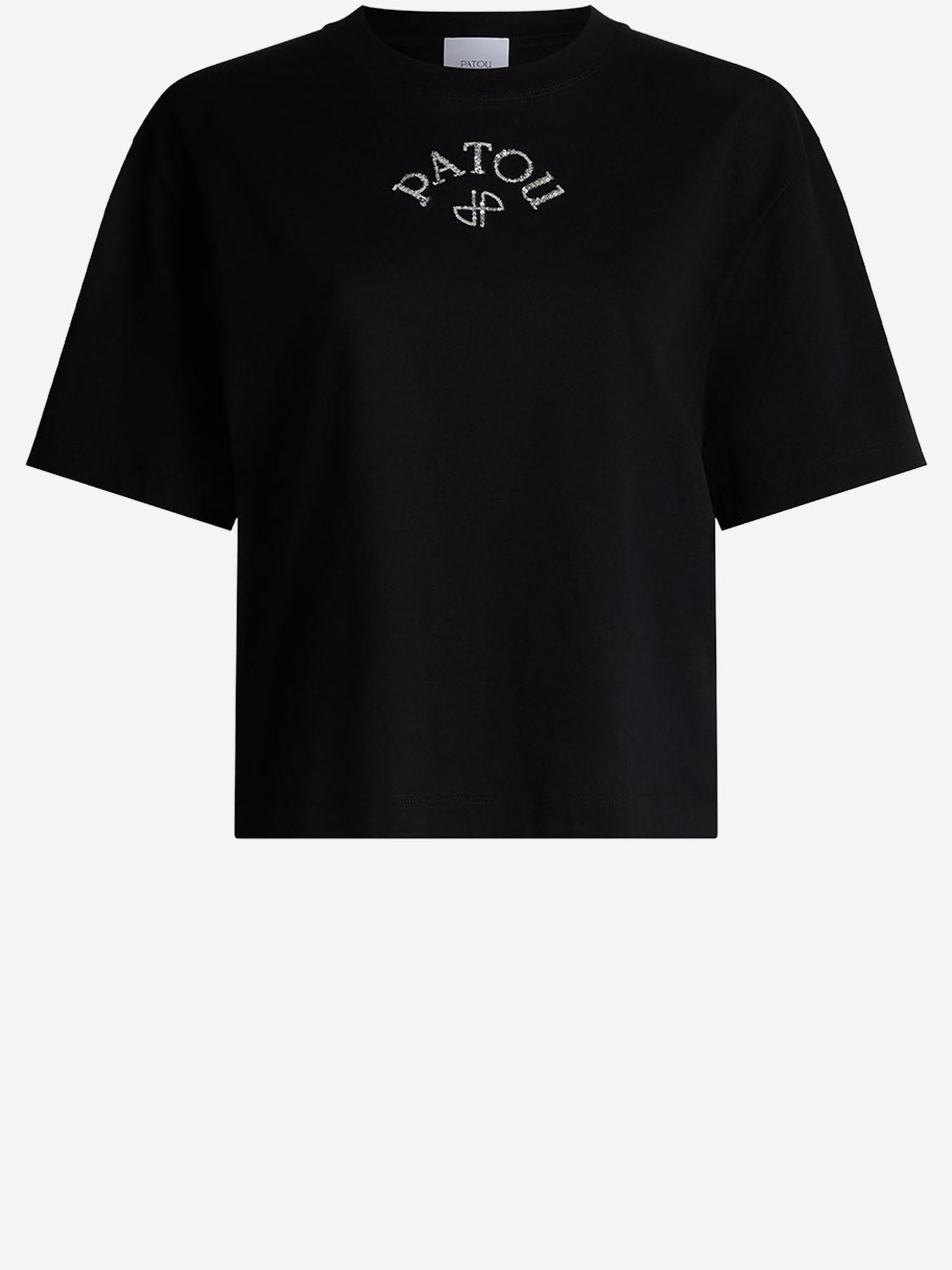 T-SHIRT IN COTONE BIOLOGICO CON LOGO JE2149999 999B PATOU 