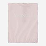 TUTA IN COTONE STRETCH CON LOGO 8L000058790N 504 MONCLER ENFANTS 