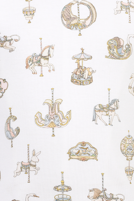 T-SHIRT CAROUSEL IN COTONE TSCJCARY MULTI ATELIER CHOUX KIDS 