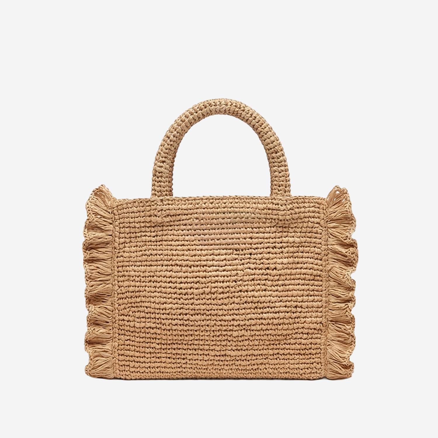 BORSA VOLANT IN RAFIA RAFV002 00222L MC2 SAINT BARTH 