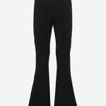 PANTALONI FLARED IN COTONE STRETCH CON LOGO S6MSJGPA071 11088 MSGM KIDS 