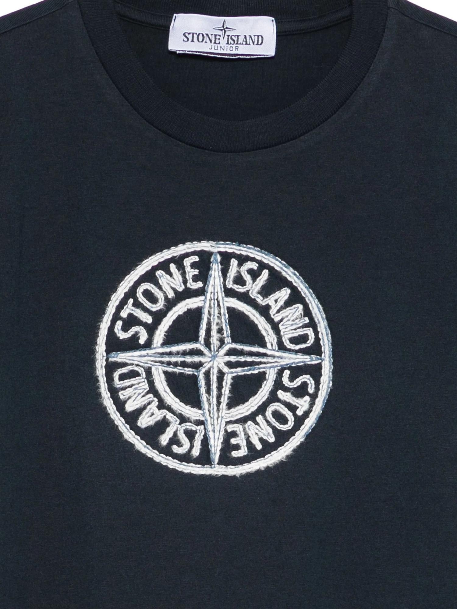 T-SHIRT IN COTONE CON LOGO 2100008 S0264V0020 STONE ISLAND KIDS 