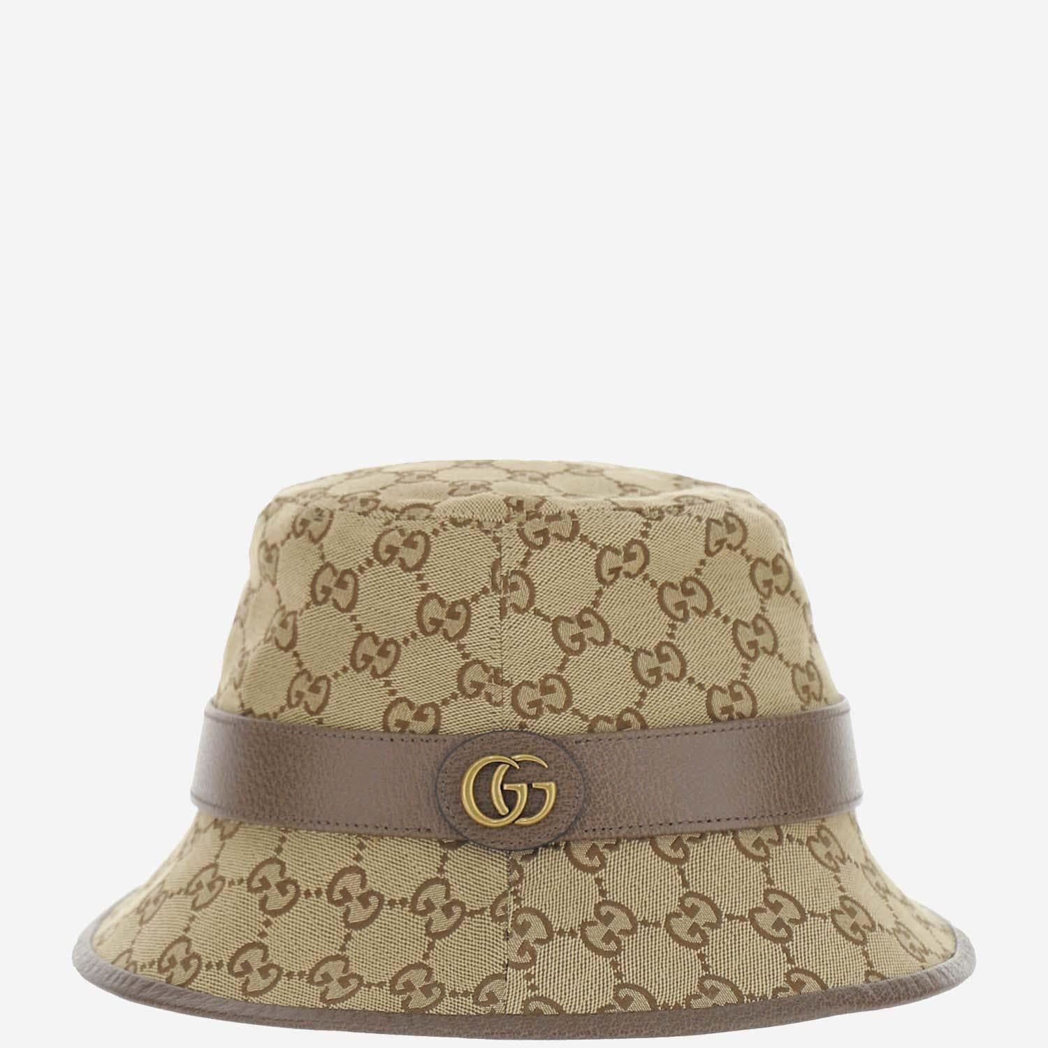 CAPPELLO FEDORA IN TESSUTO GG 576587 4HG622564 GUCCI 