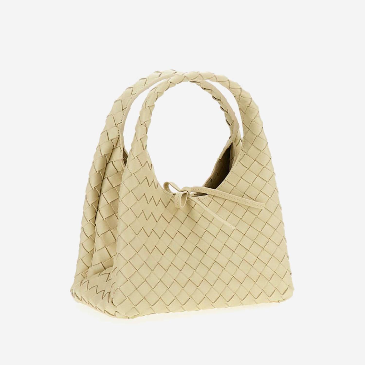 BORSA CAMPANA IN PELLE INTRECCIATA 854248 V4SC09195 BOTTEGA VENETA 
