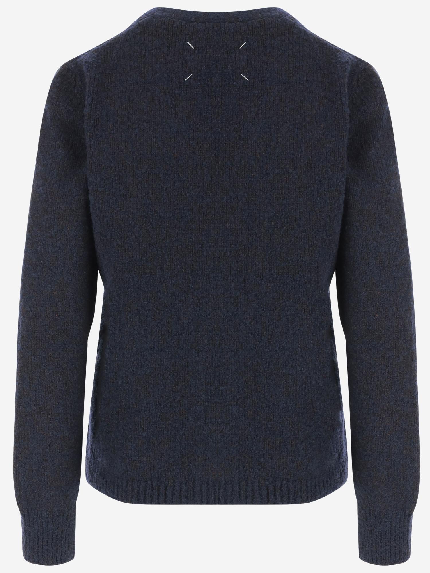 CARDIGAN IN MISTO LANA S51HP0023 M13154002F MAISON MARGIELA 