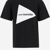 T-SHIRT IN MISTO COTONE CON LOGO 5746984076 010 AND WANDER 