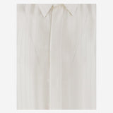 CAMICIA IN PIQUÉ DI SATIN A RIGHE 819096 Y2L919988 SAINT LAURENT 