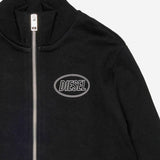 FELPA SCIRCLEZIP OVER IN COTONE CON LOGO J02613 0GEADK900 DIESEL KIDS 