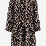 CAPPOTTO IN NYLON CON MOTIVO ANIMALIER EF81 LEO005 UNCOMMON 