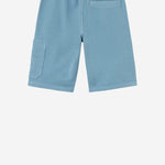 PANTALONI CORTI IN COTONE CON RICAMO LOGO 6200002 S0040V004A STONE ISLAND KIDS 