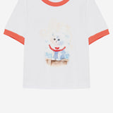 T-SHIRT IN COTONE CON LOGO S6MSJGTH016 184 MSGM KIDS 