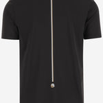 T-SHIRT IN NYLON STRETCH CON LOGO 50543328 001 HUGO BOSS 