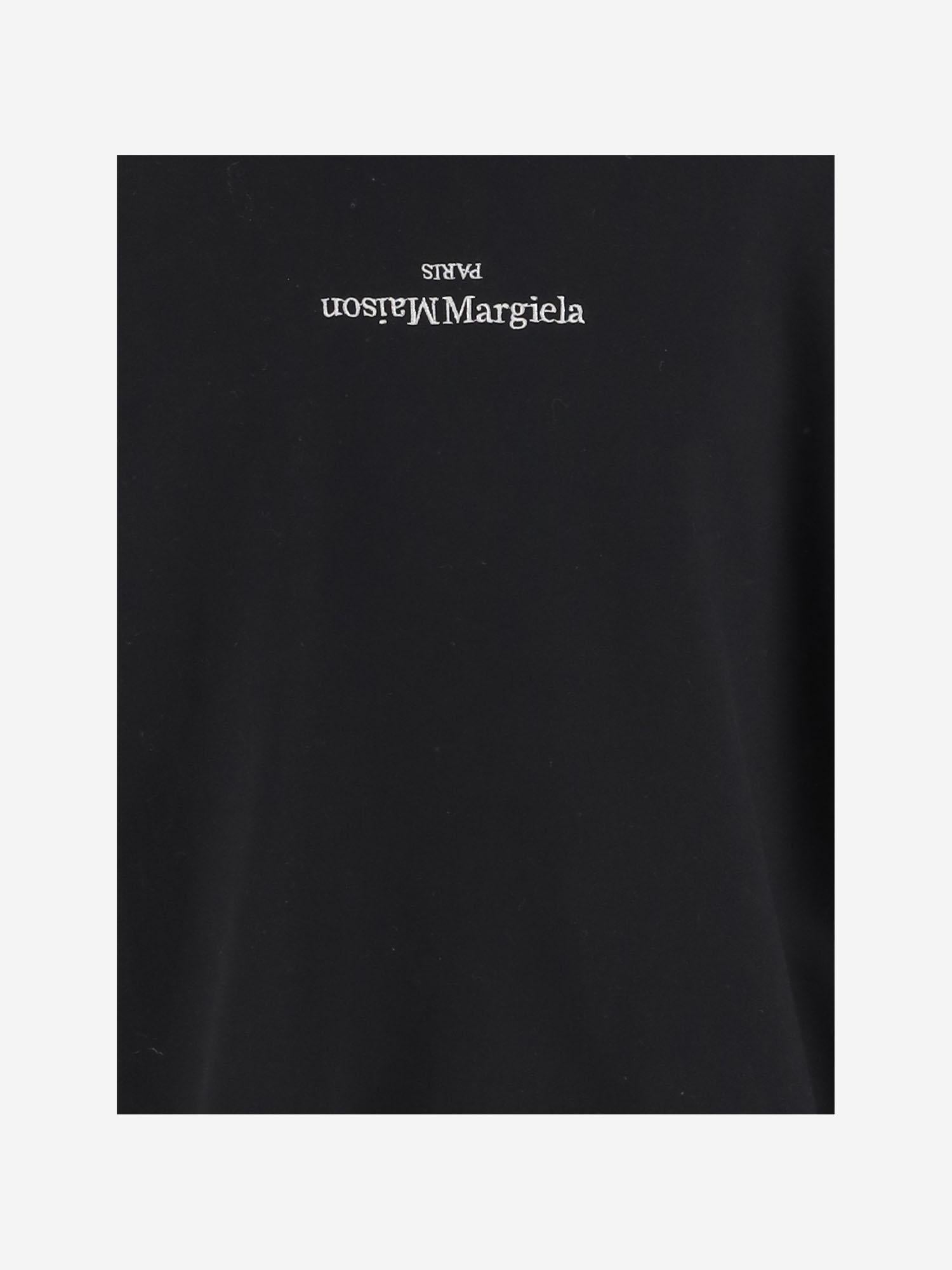 FELPA IN COTONE CON LOGO S50GU0167 S25503962 MAISON MARGIELA 