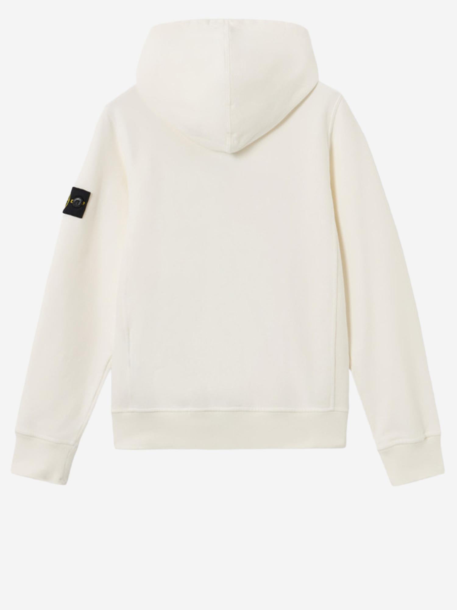 FELPA IN COTONE CON LOGO 6100004 S0040V0001 STONE ISLAND KIDS 