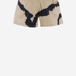 PANTALONI CORTI IN COTONE CON MOTIVO TIE-DYE DAM26TU4 BEIGE DONT @ ME 