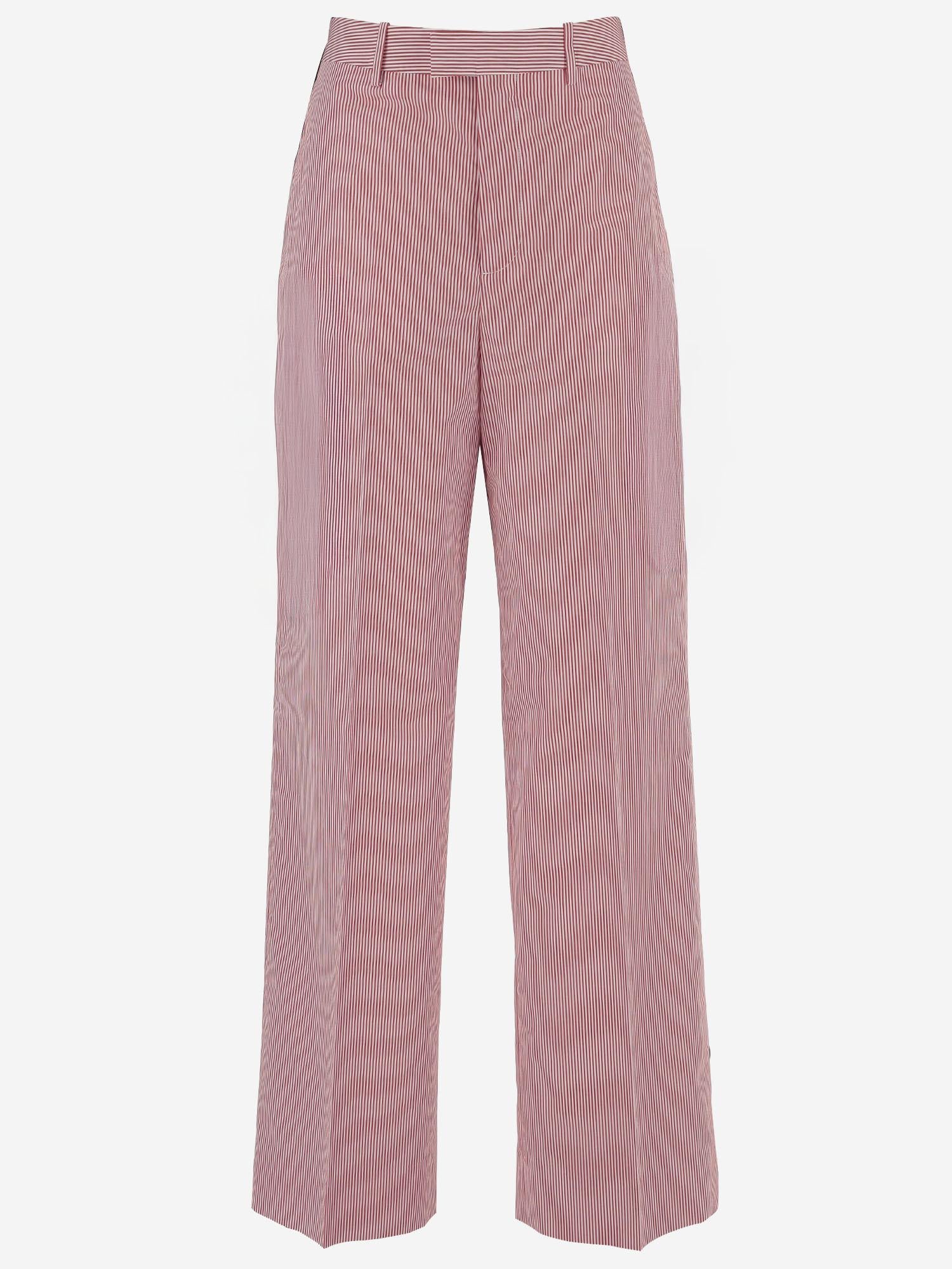 PANTALONI JUNO IN COTONE A RIGHE ARMTMP040C 016042 ARMARIUM 