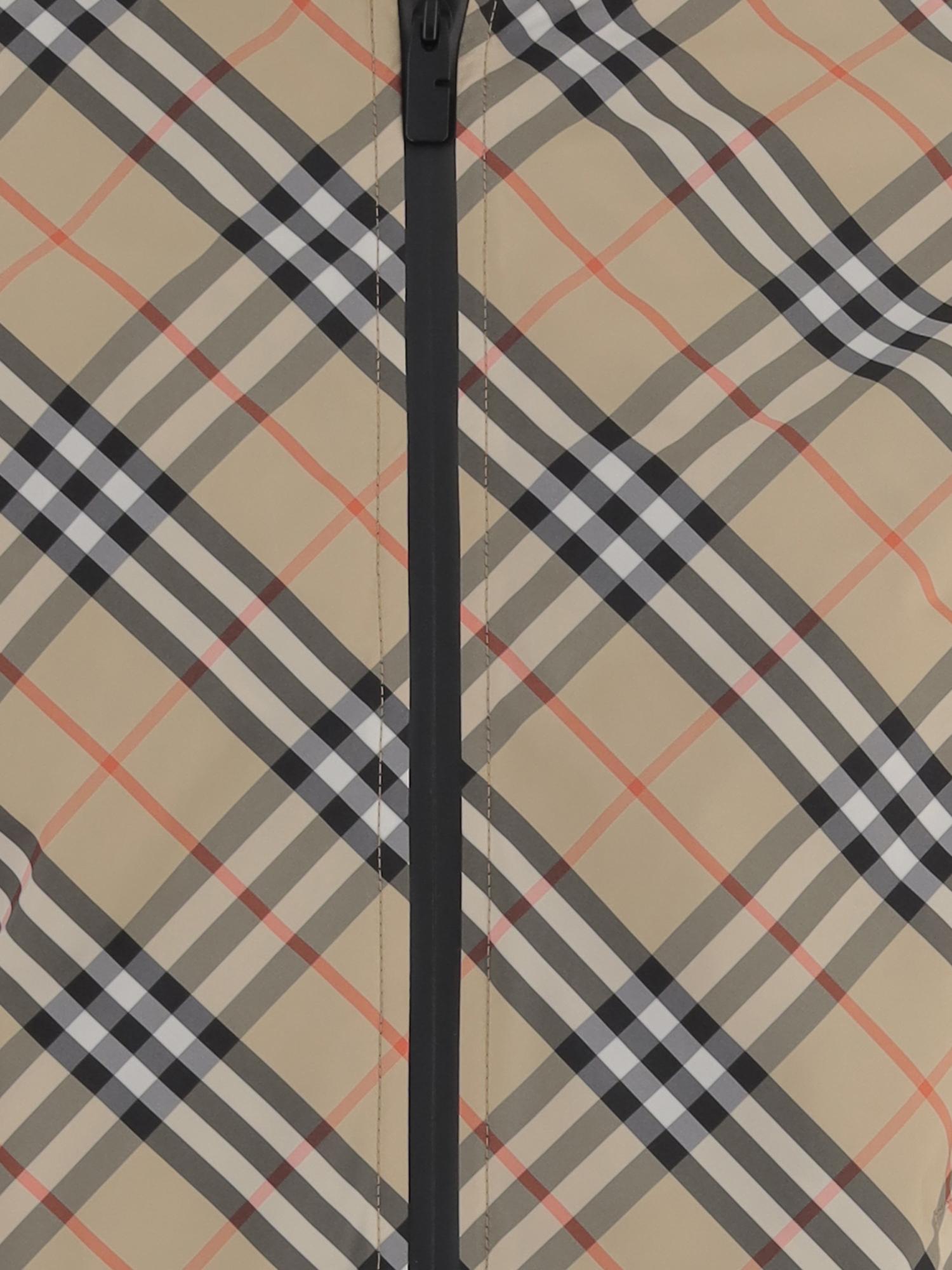 GIACCA IN NYLON CON MOTIV CHECK 8121319 SANDIPCHECK BURBERRY 