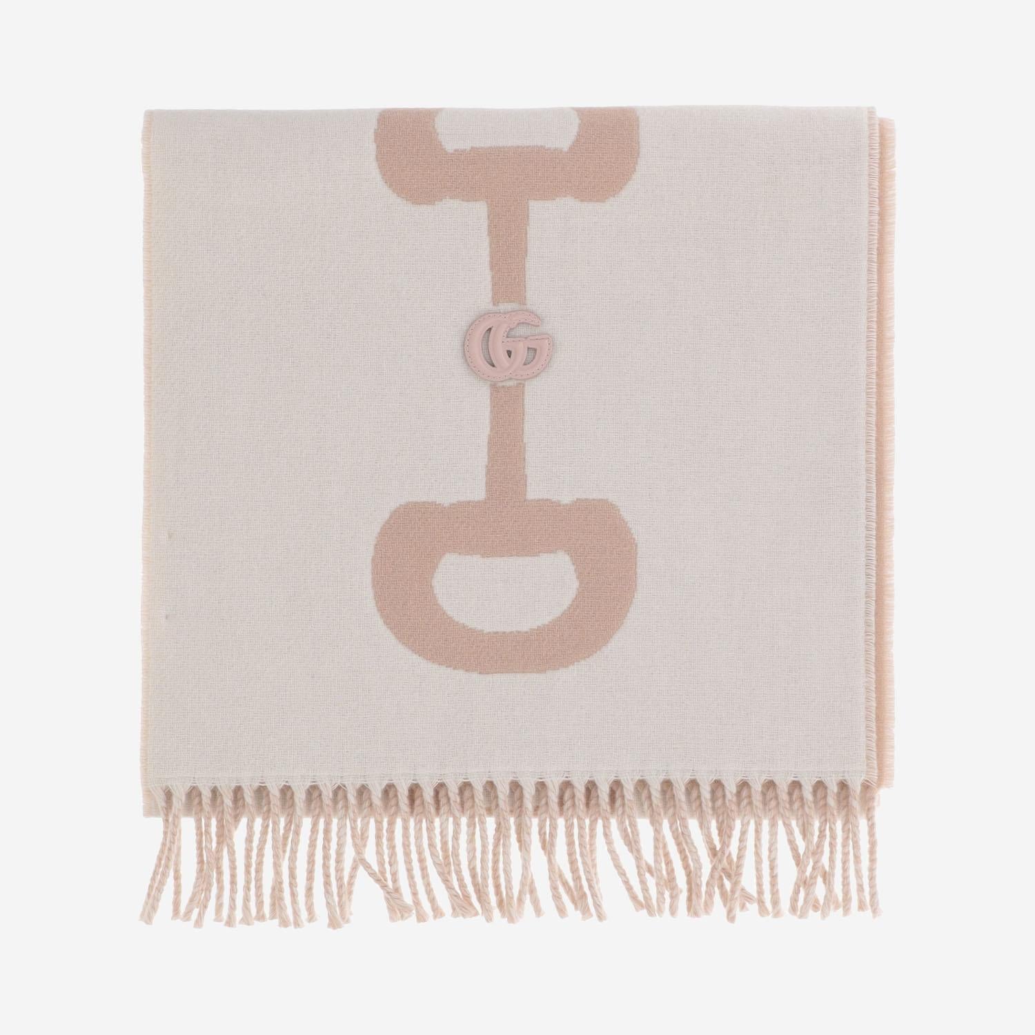 SCIARPA GG IN LANA E CASHMERE 838880 3GB029072 GUCCI 
