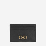 PORTACARTE GANCINI 220007 001NERO SALVATORE FERRAGAMO 