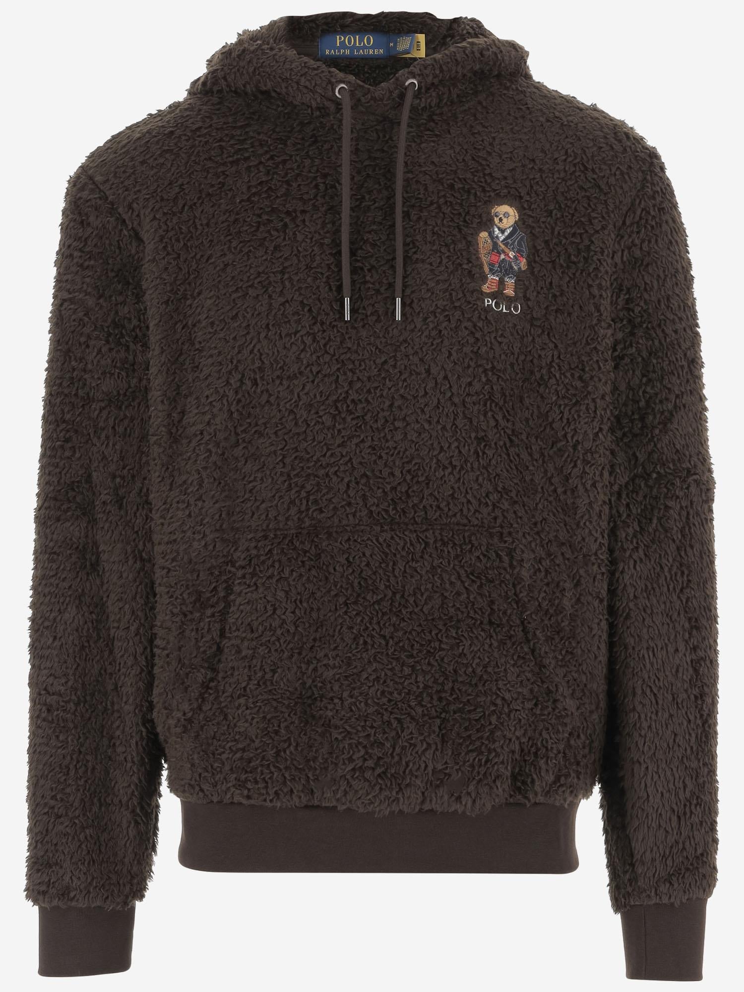 FELPA IN PILE RICICLATO CON POLO BEAR 710981798 001 POLO RALPH LAUREN 