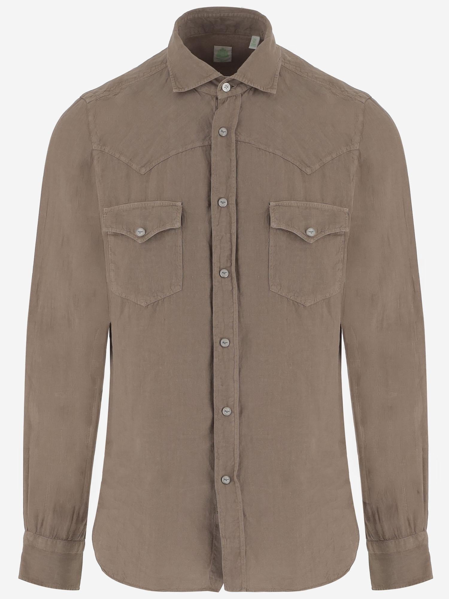 CAMICIA IN LINO P6001G 209 FINAMORE 