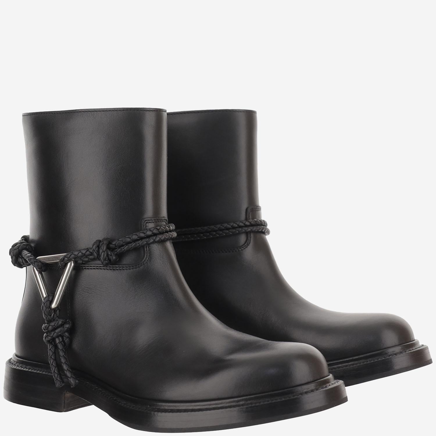 STIVALETTI JAMES IN PELLE 843951 V60E01000 BOTTEGA VENETA 