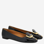 BALLERINE GANCINI IN PELLE 01K989 001 SALVATORE FERRAGAMO 