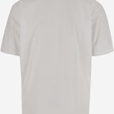 T-SHIRT IN COTONE CON LOGO HOT103 WHITE HOMME 