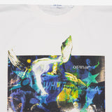 T-SHIRT IN COTONE CON LOGO 44MAA120S26J00C100 1000 OFF-WHITE 