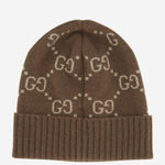 Beanie in jacquard di cashmere GG 811392 3GAC02379 GUCCI 