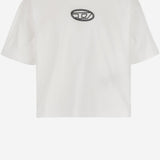 T-SHIRT TIXAN IN COTONE CON LOGO J02428 00YI9K100 DIESEL KIDS 