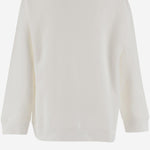 FELPA IN COTONE CON LOGO RICAMATO JFH159 5V0F0TU9 FENDI KIDS 