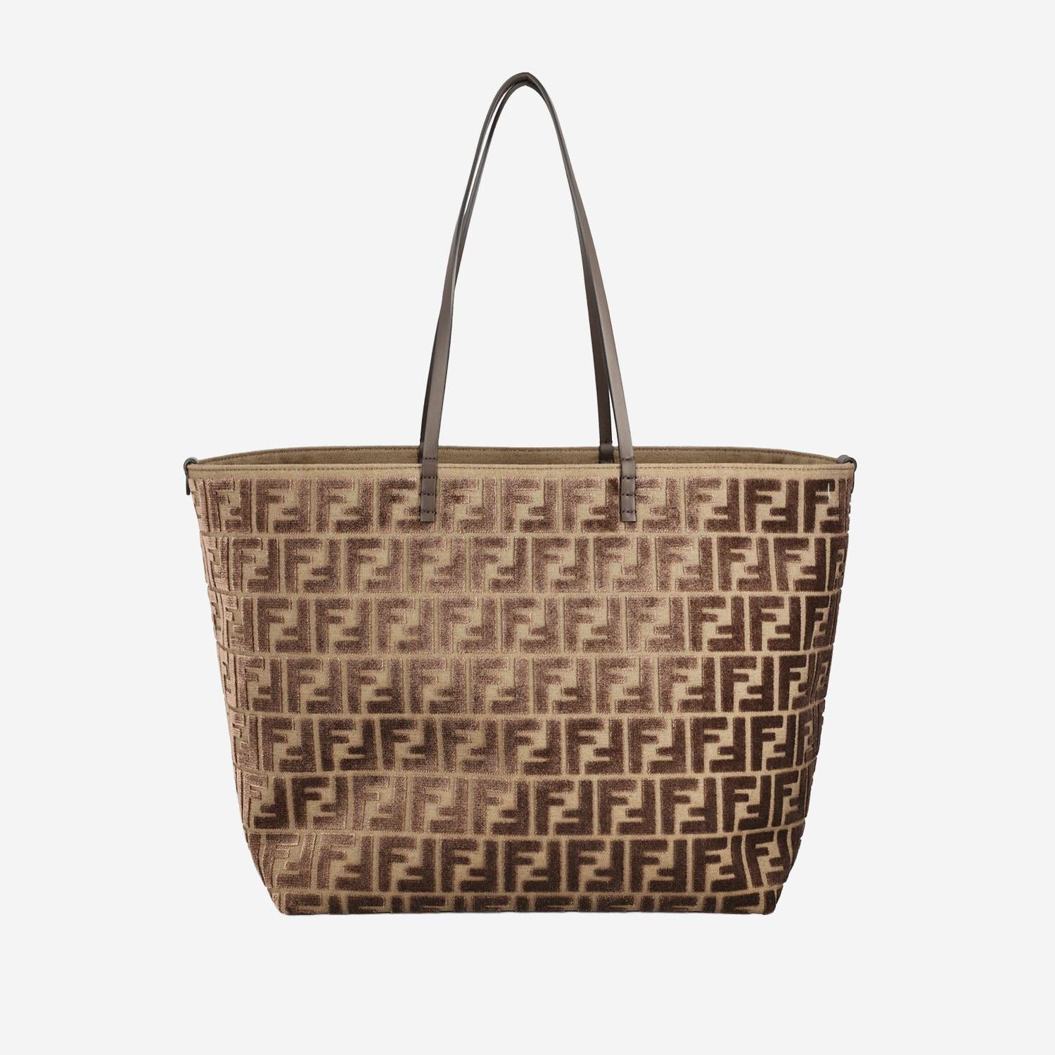 BORSA SHOPPING ROLL GRANDE CON MOTIVO FF 8BH425 AT14F0L1B FENDI 