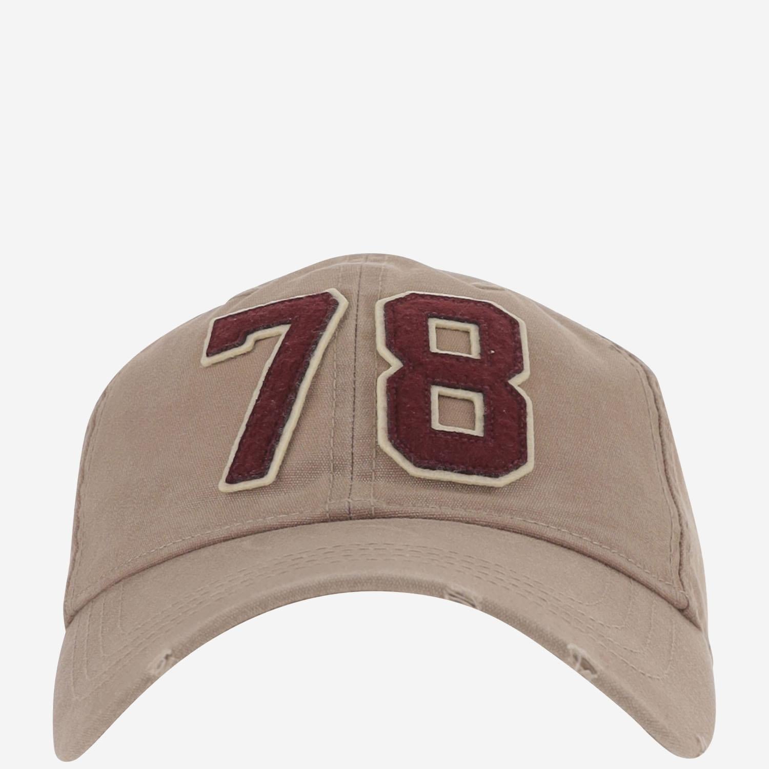 CAPPELLO IN COTONE CON LOGO GUP02696 P00250755164 GOLDEN GOOSE 