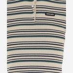 T-SHIRT IN COTONE CON MOTIVO A RIGHE MML03Y 1848F0018 MIU MIU 