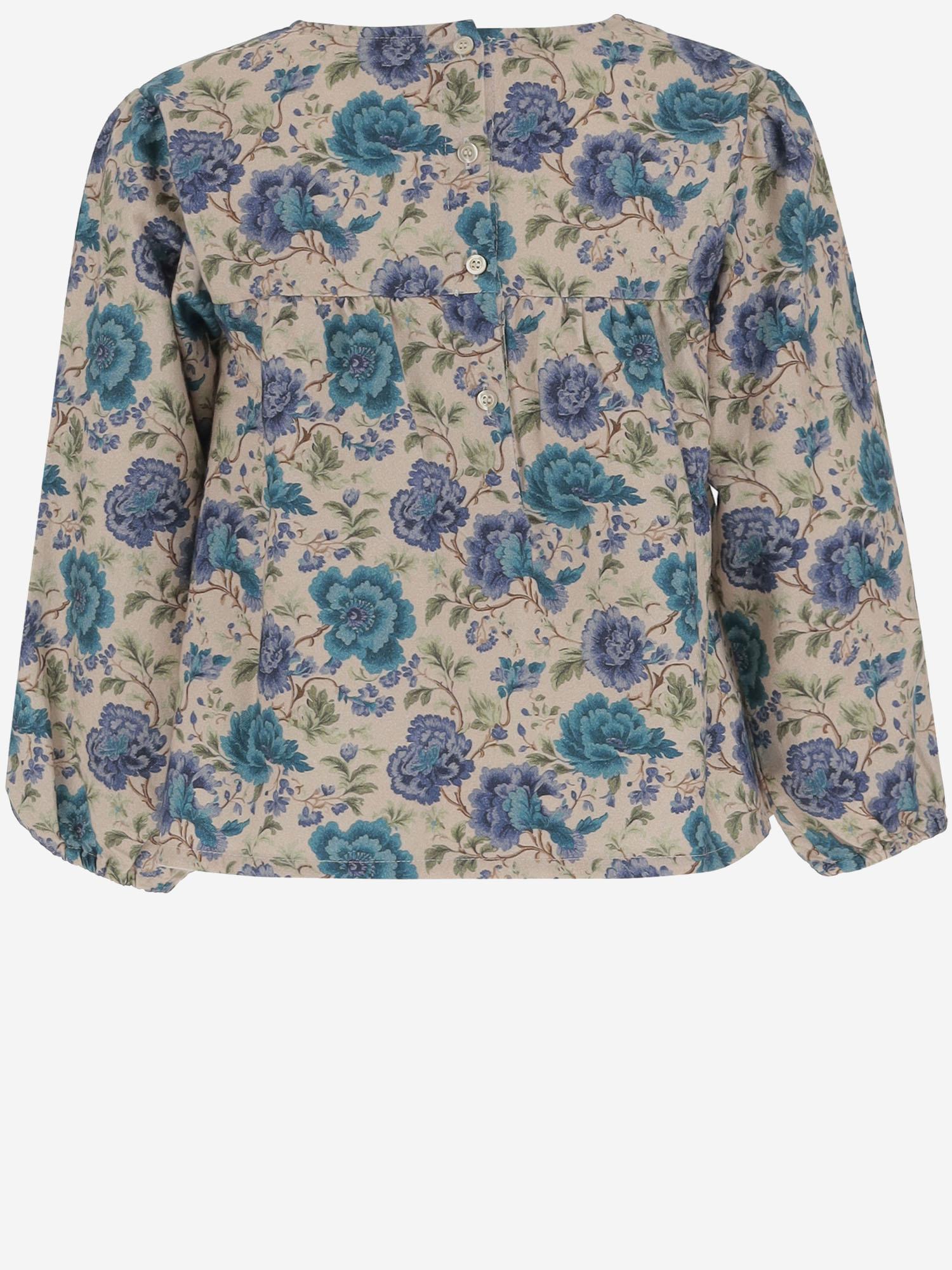 ABITO IN COTONE CON MOTIVO FLOREALE 03548099 239 BABE & TESS KIDS 