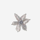 oRECCHINI FIORE FFIORE WHITEROSEGRIGIO MELA 