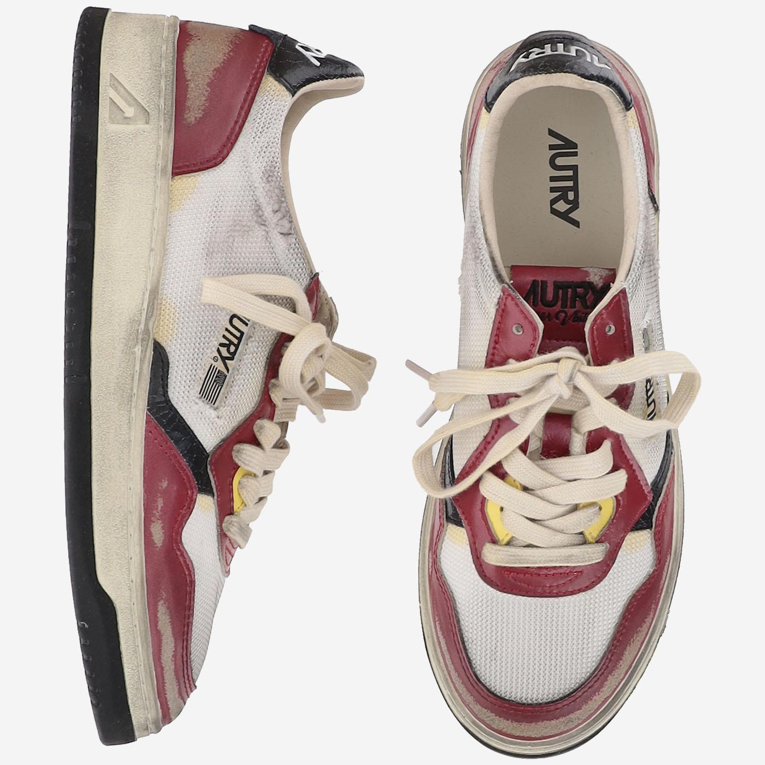 SNEAKERS LOW MEDALIST SUPER VINTAGE AVLMKH02 MESHLEAWHTRED AUTRY 