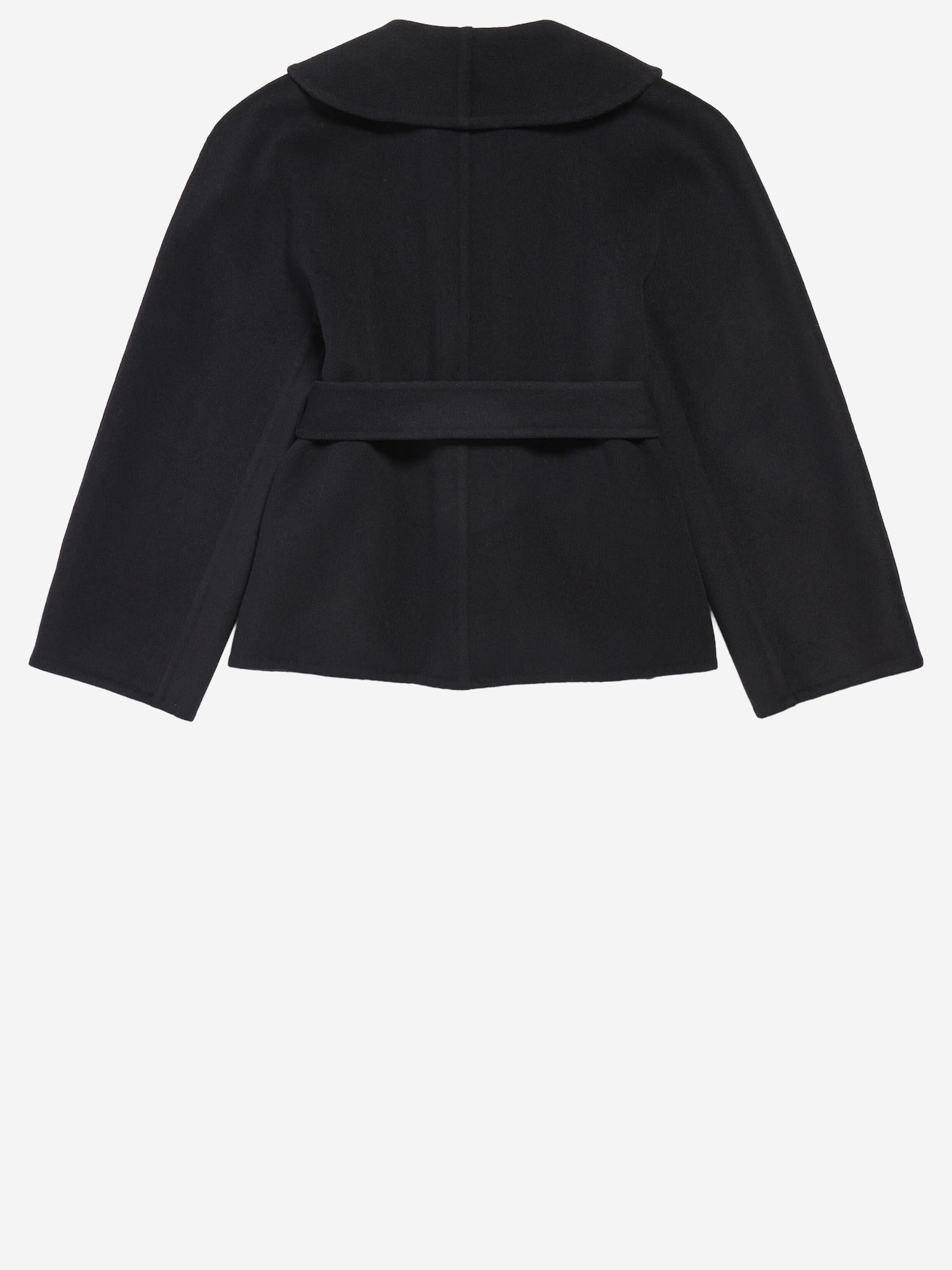 CAPPOTTO WRAP CORTO IN LANA 850609 TRU301000 BALENCIAGA 