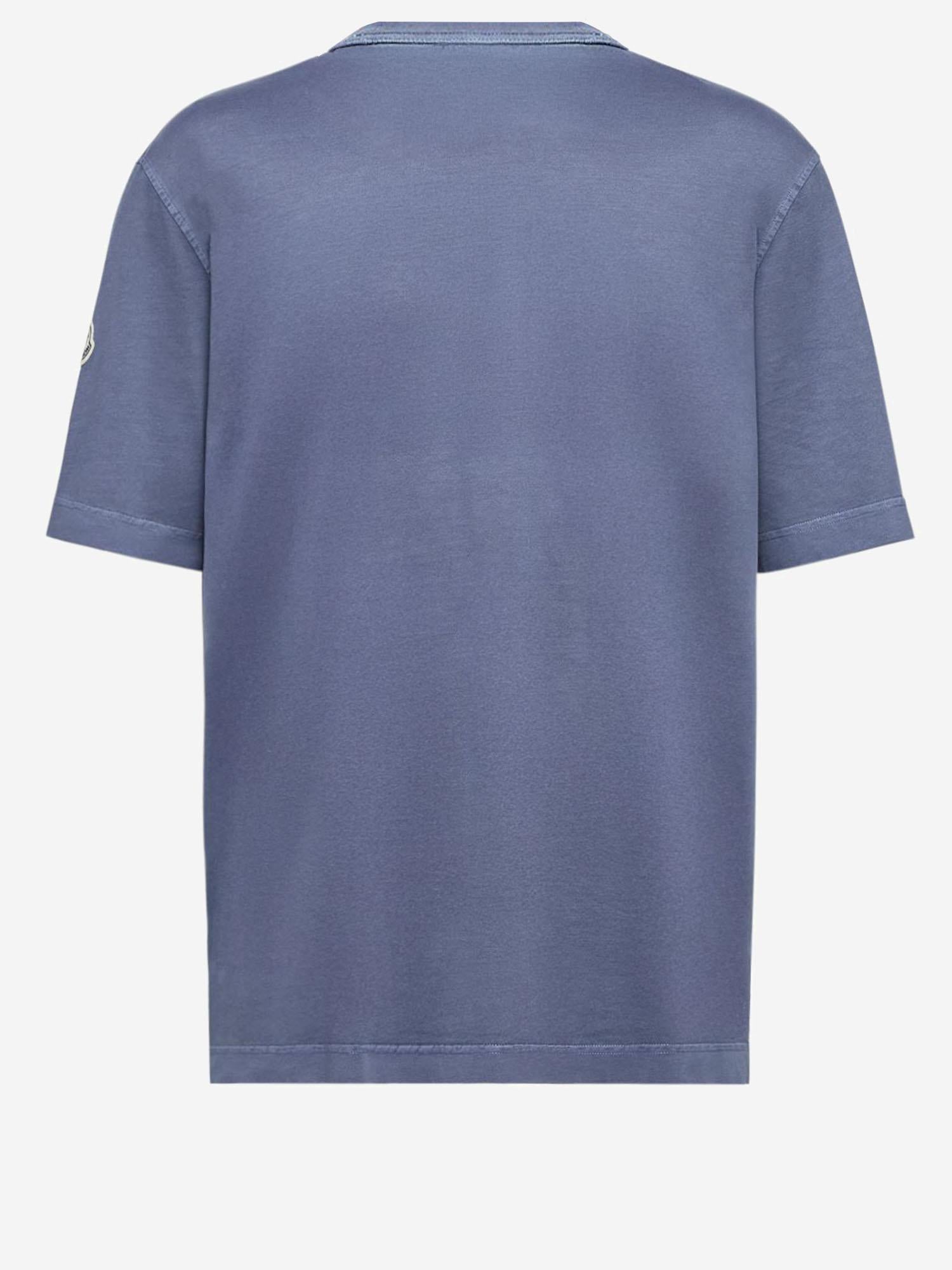 T-SHIRT IN COTONE CON LOGO 8C00013 89BAL76G MONCLER 