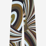 Pantaloni in viscosa stretch con stampa Iride 6HJT306H757 008 EMILIO PUCCI 