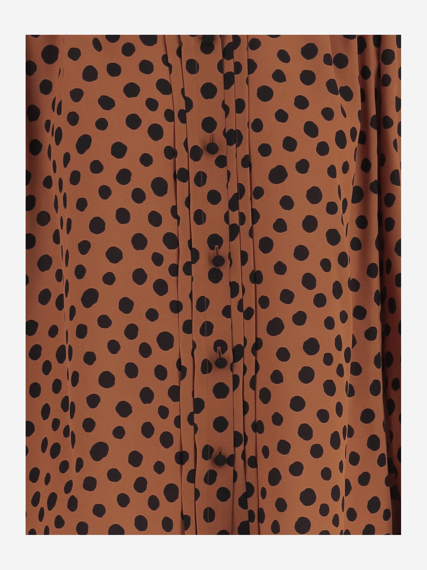 Camicia di seta a pois 8B0AB8E2 A62U46 VALENTINO 