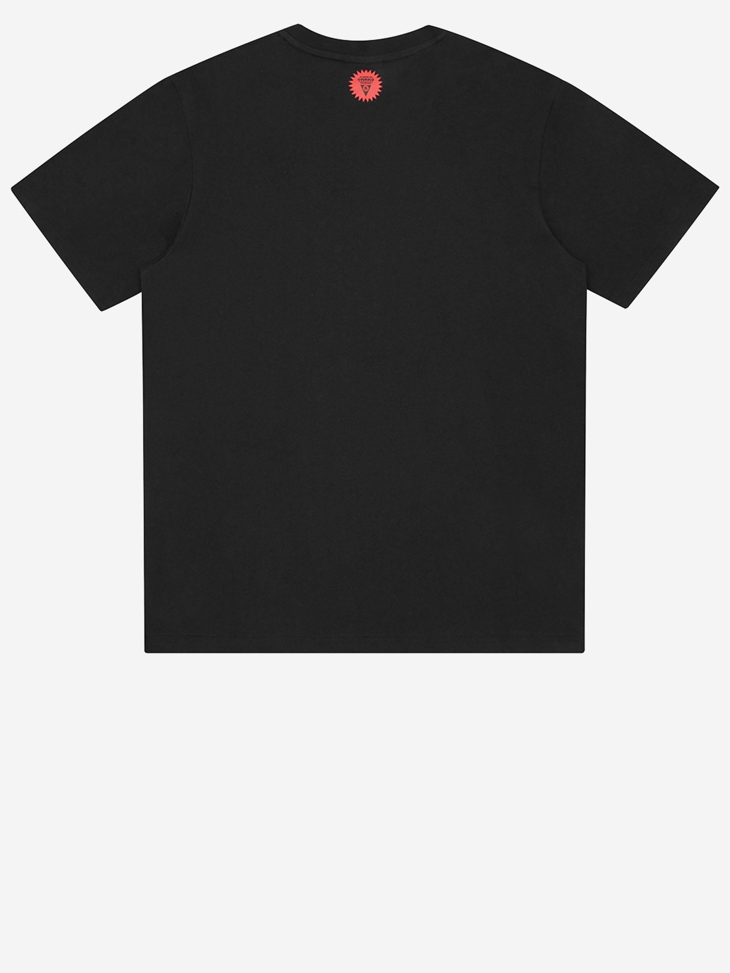 T-SHIRT IN COTONE CON LOGO ICWW26127 BLACK ICECREAM 